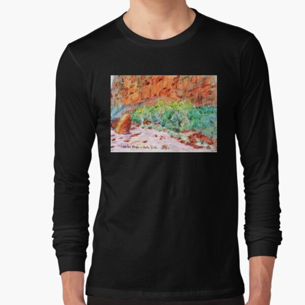 Australian Scene - Walpa Gorge - Kata Tjuta (The Olgas), NT, Aus. Long Sleeve T-Shirt