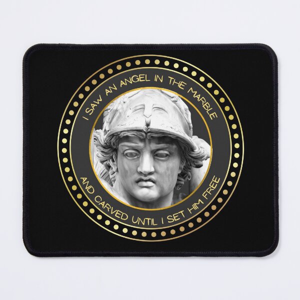 Item preview, Michelangelo: I Saw An Angel In Marble designed and sold by artistoutfitter.