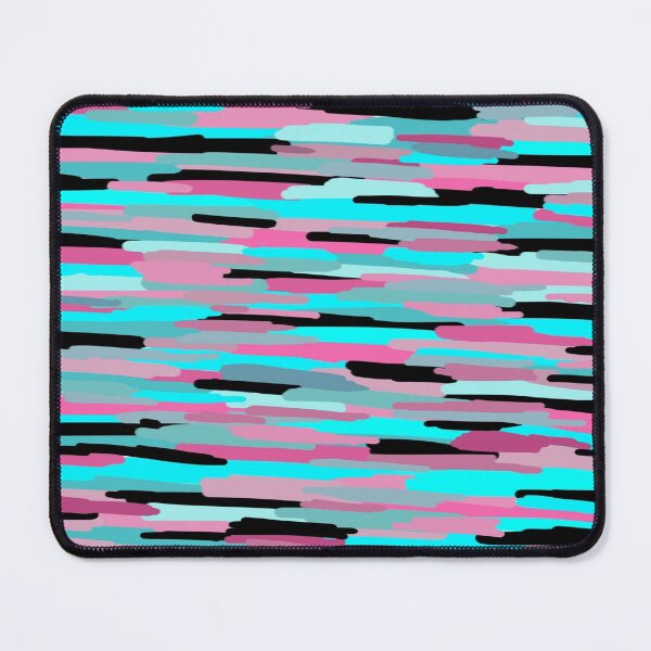 Item preview, Rain Puddles Abstract in Pink, Blue, and Black designed and sold by DanielleGensler.