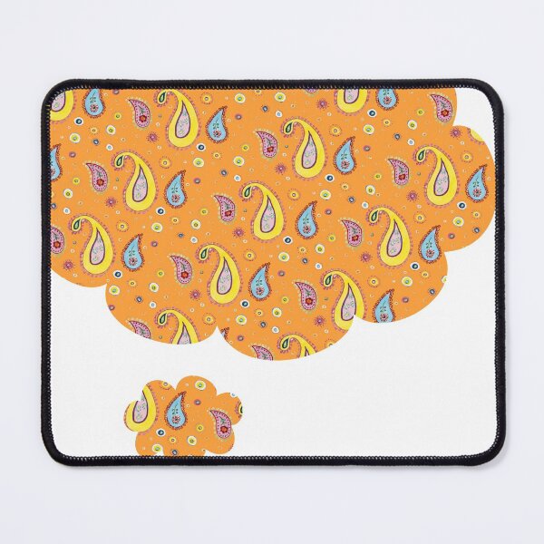 Item preview, Cashmere pattern with orange font designed and sold by Zamen.