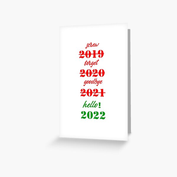 Item preview, Goodbye 2021 Hello 2022 Merry Christmas Happy New Year designed and sold by Yourschoice12.