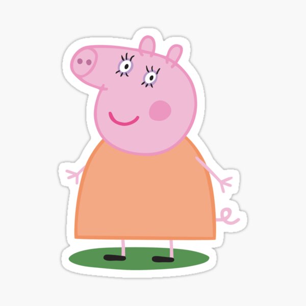 süßes Peppa Schwein Sticker