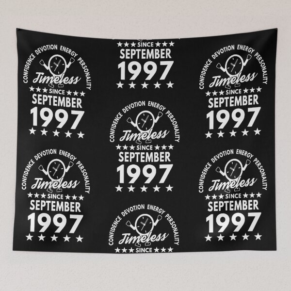 Item preview, September Birthday Timeless Person -1990 - White Text designed and sold by MoonsmileProd.