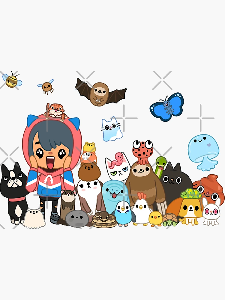 toca boca pack Sticker for Sale by Pocapoㅤ