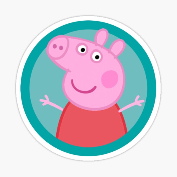 süßes Peppa Schwein Sticker