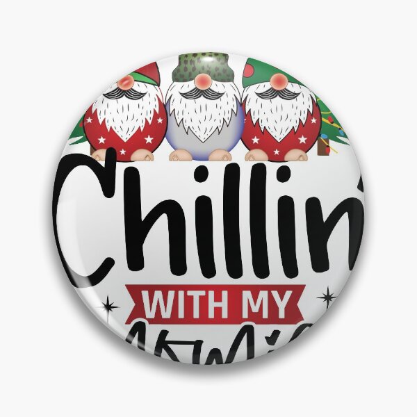 Item preview, Chillin With My Gnomies, Gnome For The Holidays designed and sold by RED FIR.
