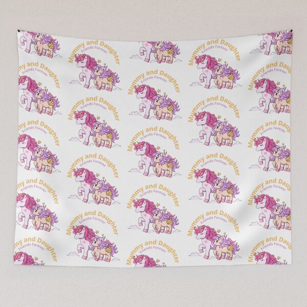 Item preview, Mummy and Daughter friends forever - Super Cute Unicorn designed and sold by Speckledfrog.