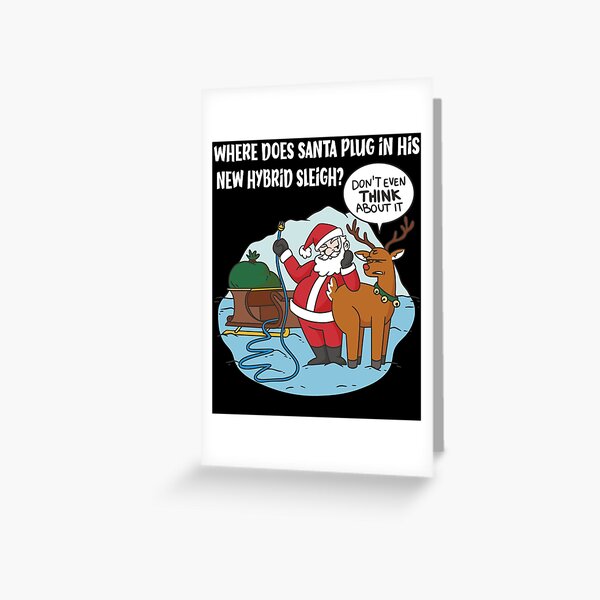 Ho Ho F*cking Ho! Santa Christmas Card - Unique Gifts - Offensive