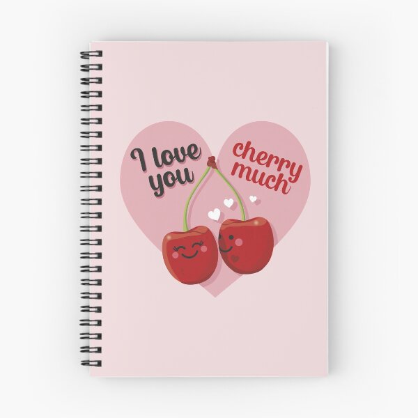Item preview, I Love You Cherry Much - Valentine's Cherries designed and sold by VicEllisArt.