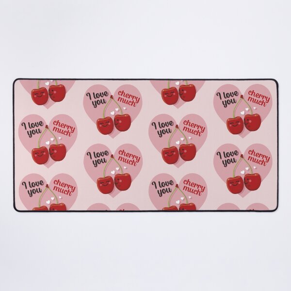 Item preview, I Love You Cherry Much - Valentine's Cherries designed and sold by VicEllisArt.