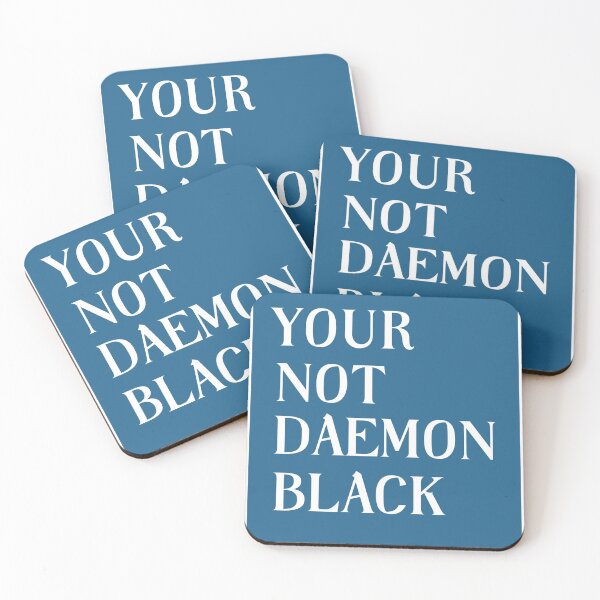Item preview, Your Not Daemon Black (azul) designed and sold by BookAddikArt.