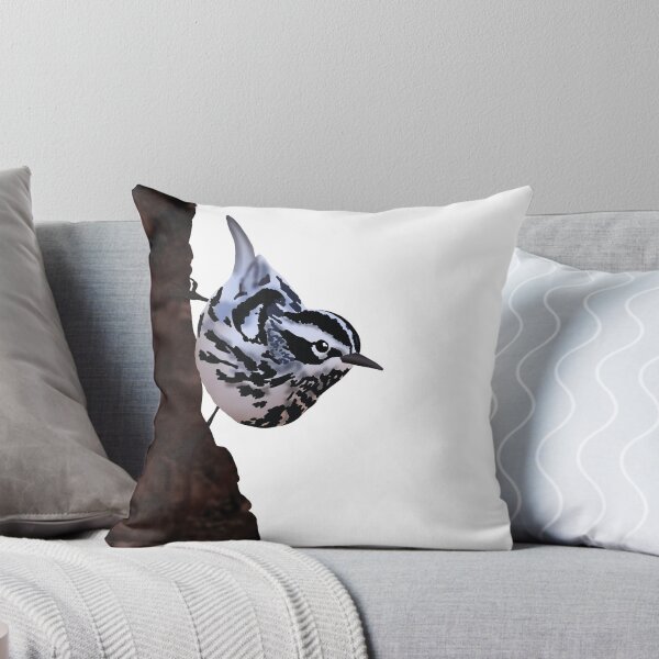 Item preview, black-and-white warbler designed and sold by mstremciuc.