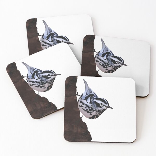 Item preview, black-and-white warbler designed and sold by mstremciuc.