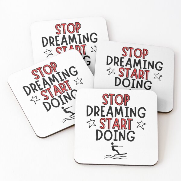 Item preview, Waterskiing: Stop dreaming and start doing designed and sold by TheGreenGoat.