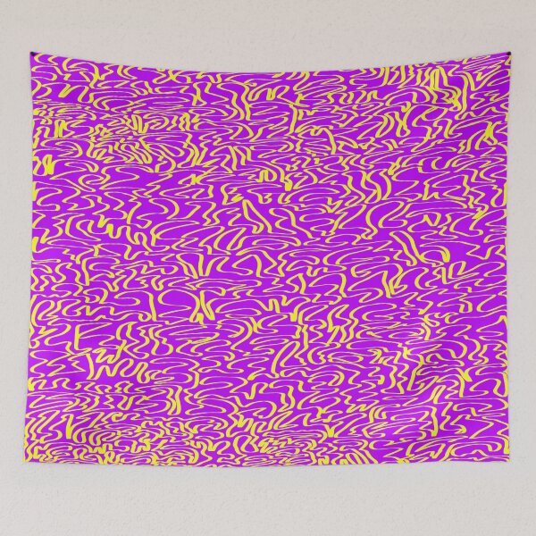 Item preview, ribbon, yellow on purple designed and sold by dnparker.