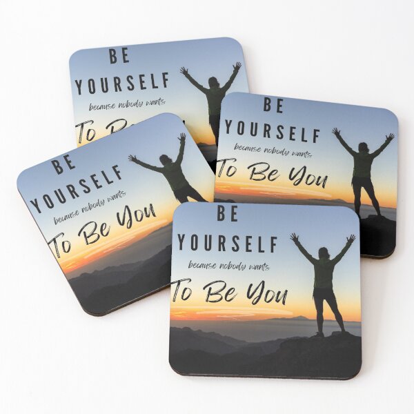 Item preview, Be Yourself Uninspirational Quote designed and sold by SillyFun.