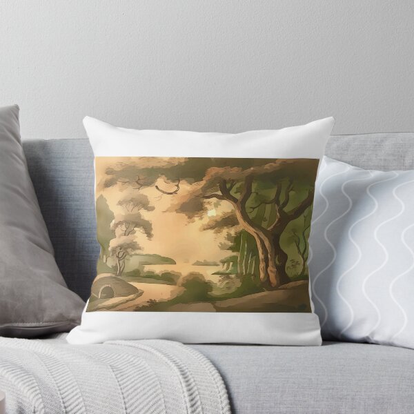 Item preview, Art paint sticker tree landscape green nature beautiful view  designed and sold by BinSaeedq80.