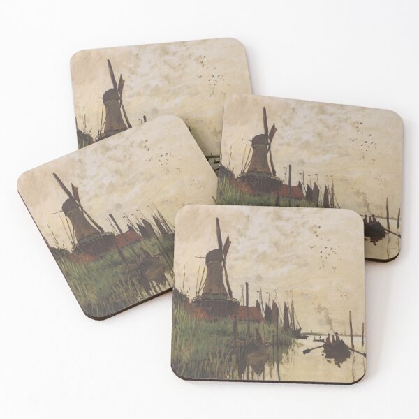 Item preview, Windmill at Zaandam-Claude Monet designed and sold by LumiereSasha.