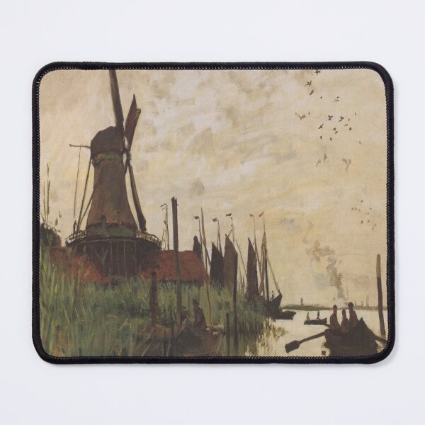 Item preview, Windmill at Zaandam-Claude Monet designed and sold by LumiereSasha.