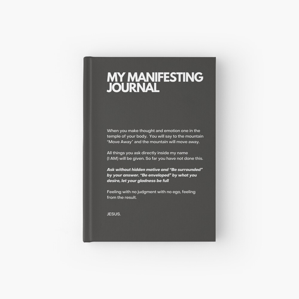 manifest journal ideas