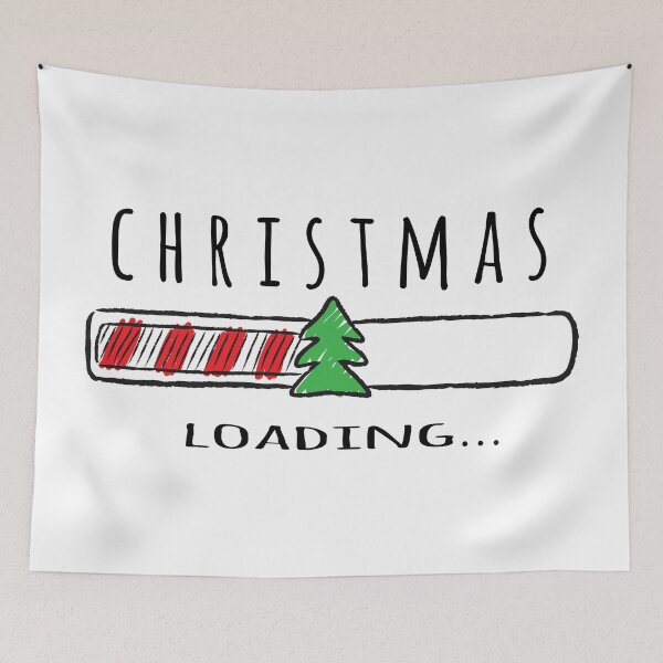 Item preview, Christmas loading - Happy Christmas and a happy new year! - Available in stickers, clothing, etc designed and sold by crazycollective.