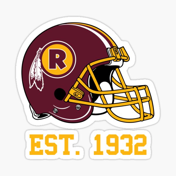 Washington Redskins Forever Sticker NFL Football Team Logo Round Decal HTTR