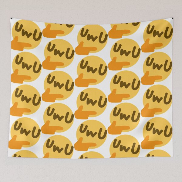 Item preview, Thinking UwU Emoji designed and sold by Design-By-Dan.