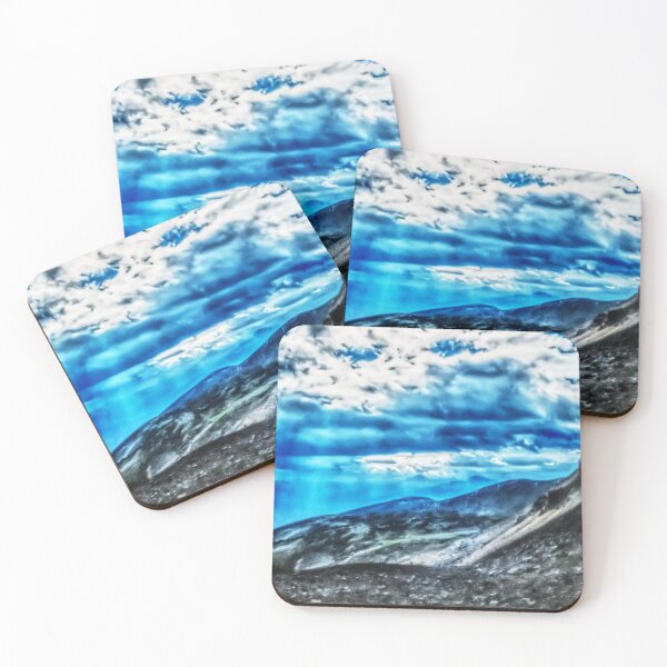 Item preview, Sun Streaming onto Dark Mountains, Vintage Painting Aesthetic  designed and sold by ACC .