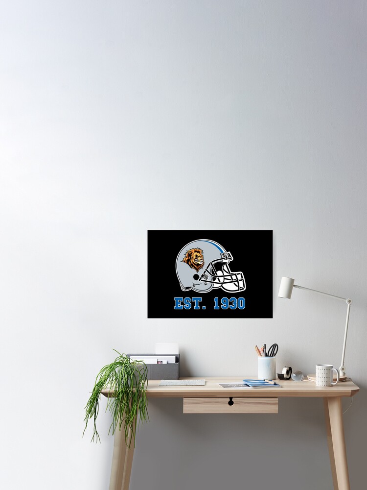 Detroit Lions Football Team Sticker for Sale by Dmitri Morari