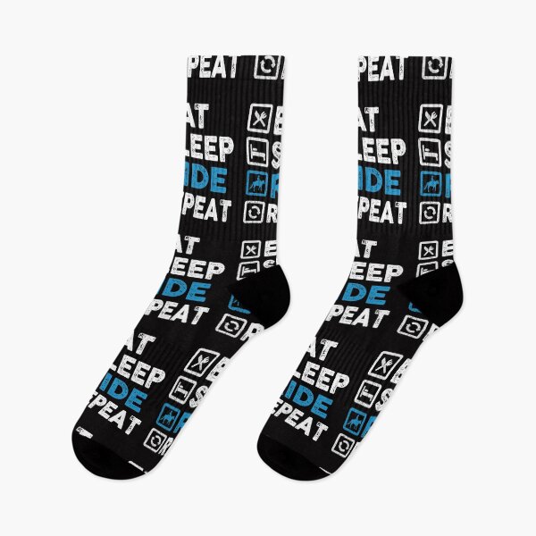 Item preview, eat sleep ride repeat designed and sold by Majesticoo.