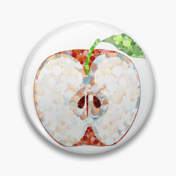 Artikelvorschau, Red Delicious Apple Half Fruit Art von Sharon Cummings entworfen und verkauft von Sharon Cummings Art.