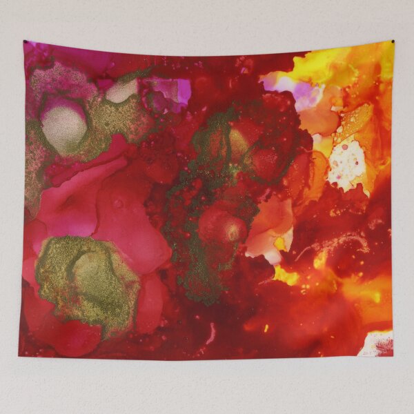 Item preview, Abstract in Red - One designed and sold by LymphomaLass.