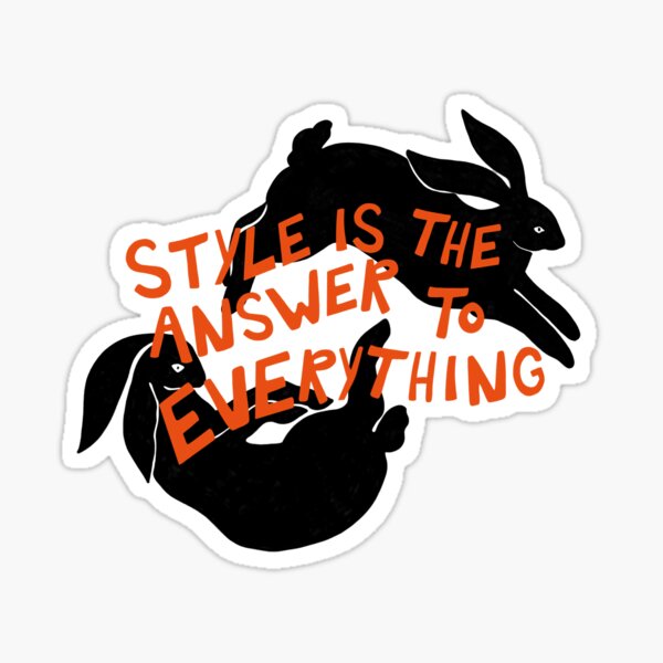 Harry Styles Love on Tour Bunnies Merch Sticker