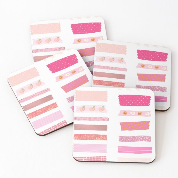 Item preview, Pink Washi Tape Look Set Of Pink designed and sold by Rainbows Rock.