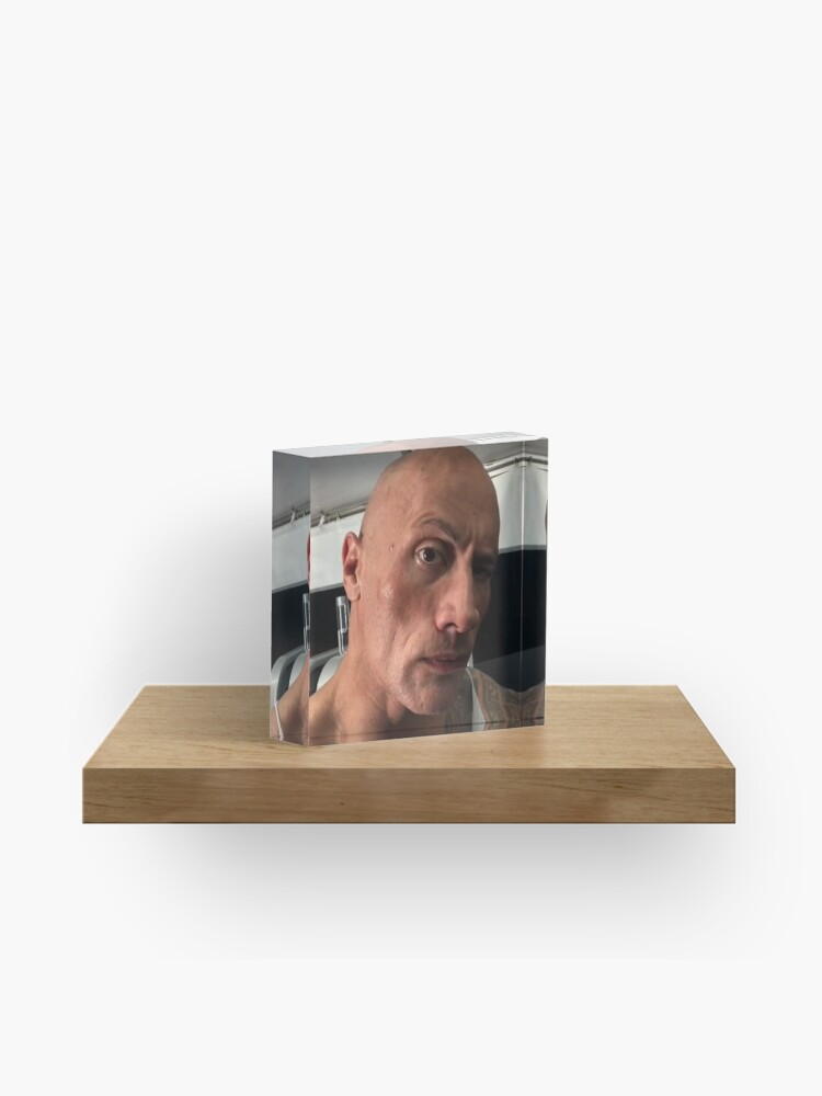 The rock eyebrow meme Mouse Pad for Sale by kamilesz