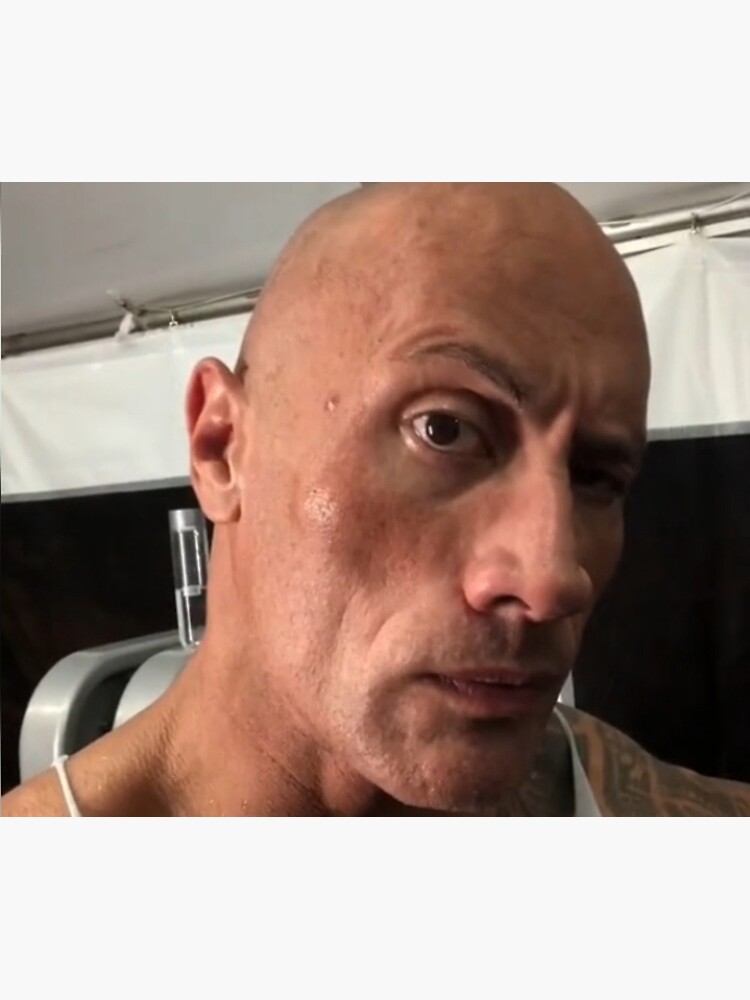 The Rock Eyebrow Raise Meme but it's Anime 