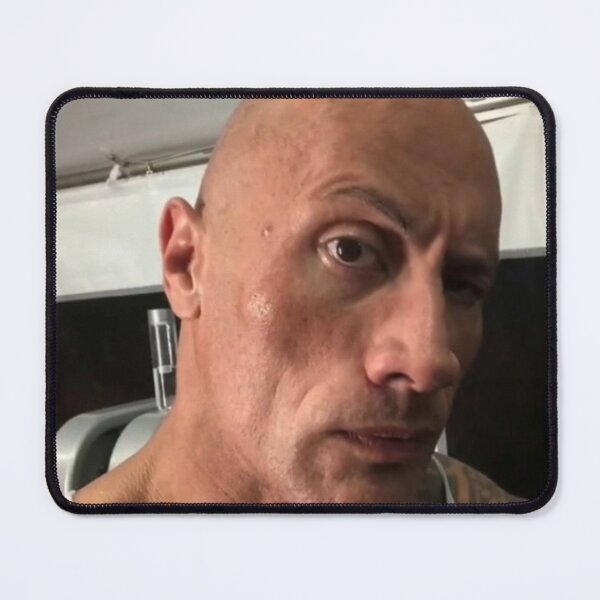 the rock sunglasses eyebrow meme Sticker for Sale by kamilesz