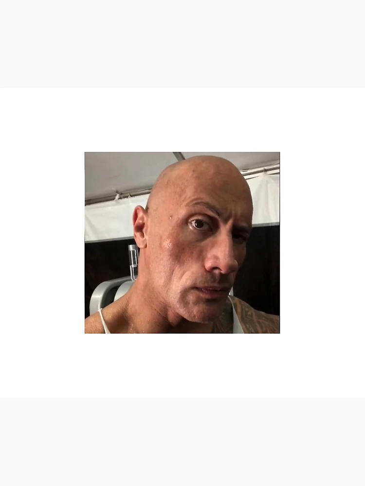 the rock sunglasses eyebrow meme Mouse Pad for Sale by kamilesz