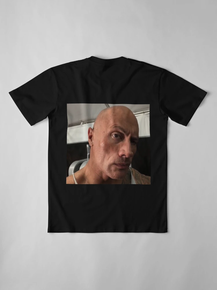 the rock sunglasses eyebrow meme Premium T-Shirt for Sale by