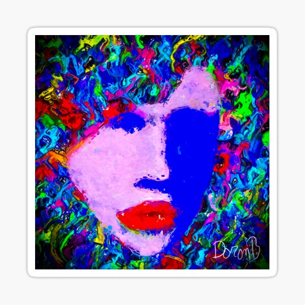 Dans l’ombre bleue Sticker