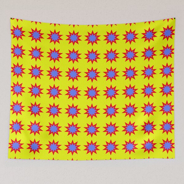 Item preview, Red Blue Star Burst designed and sold by SillaHoekstra.