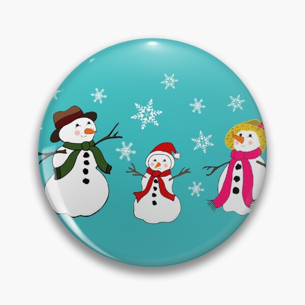 Item preview, 3 snowmen designed and sold by Pear Tree Studio.