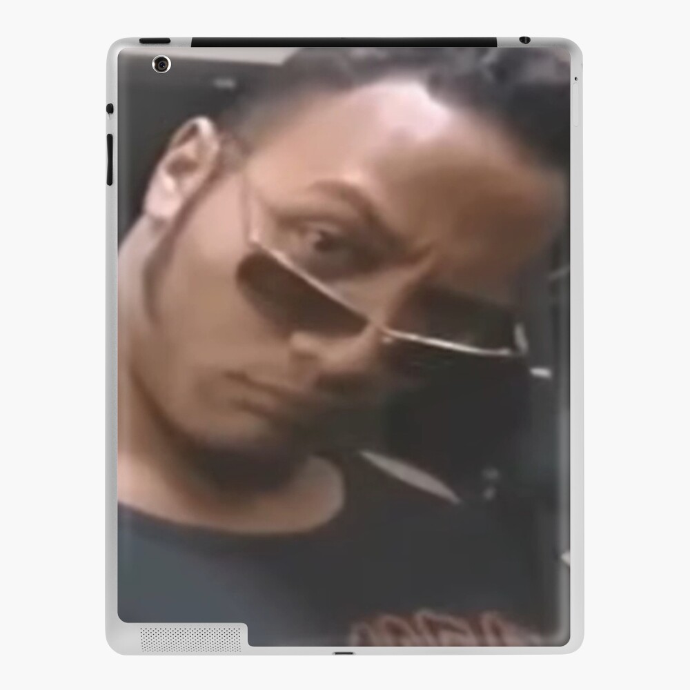 The rock eyebrow meme Mouse Pad for Sale by kamilesz