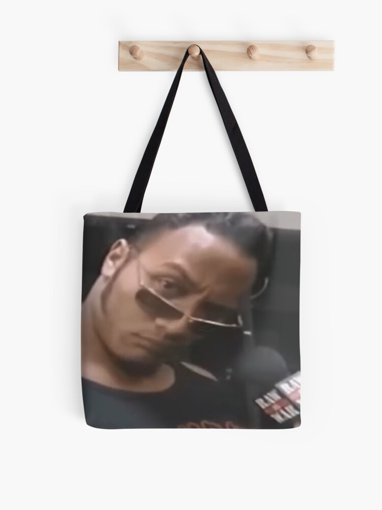 The rock eyebrow meme Acrylic Block for Sale by kamilesz