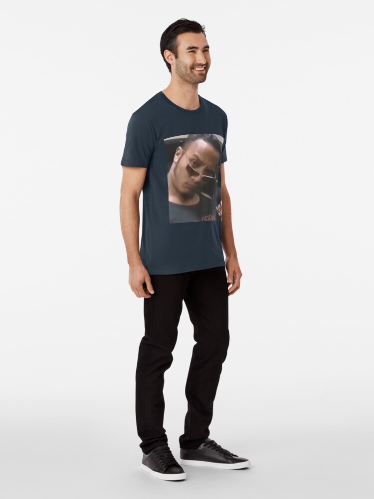 the rock sunglasses eyebrow meme Premium T-Shirt for Sale by kamilesz