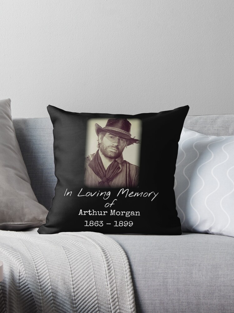 Imagen 1 de 4, Cojín con la obra Homenaje a Arthur Morgan, diseñada y vendida por JohnnyBigNuts.
