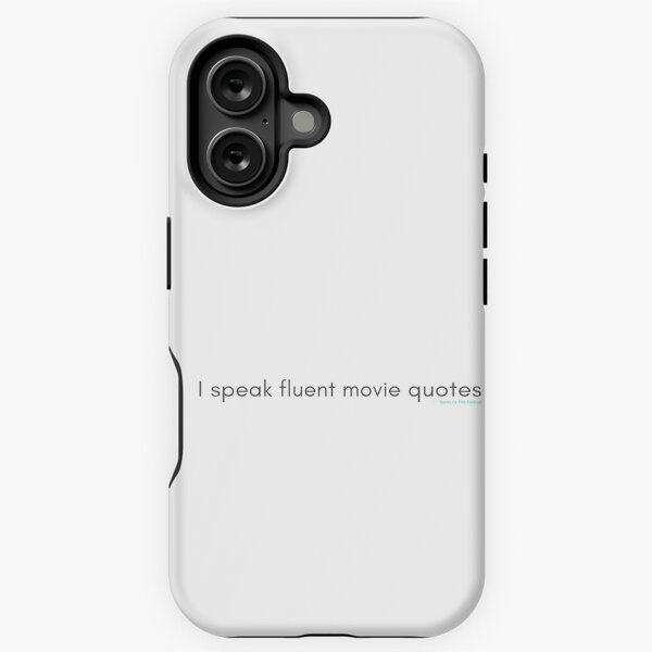 Item preview, I speak fluent movie quotes - Things You Hear on Set designed and sold by SantaFeFF.