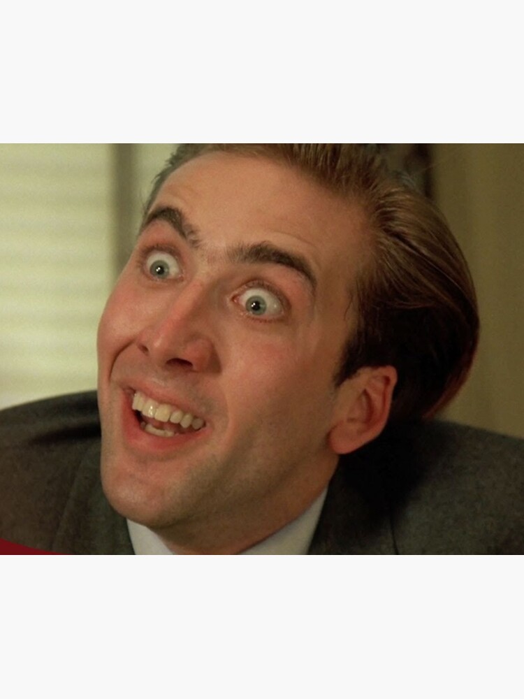 Nicolas Cage Meme Baggy Pants Funny Face Collage Kawaii Oversize
