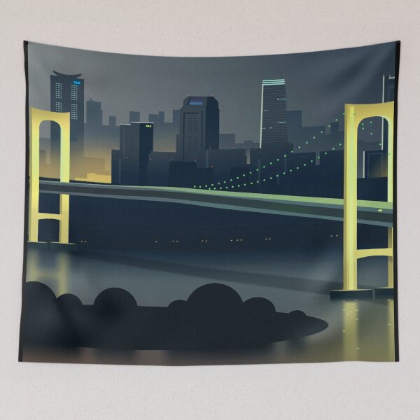 Item preview, Shining Yellow Neon Bridge designed and sold by NexusArts.