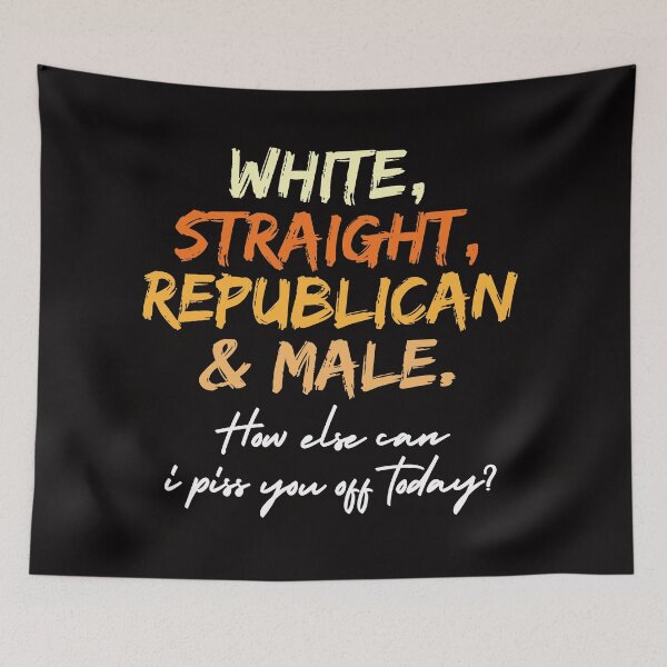 Item preview, White, straight, republican, male designed and sold by LindoPrints.